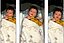 Baby in einer Decke eingewickelt